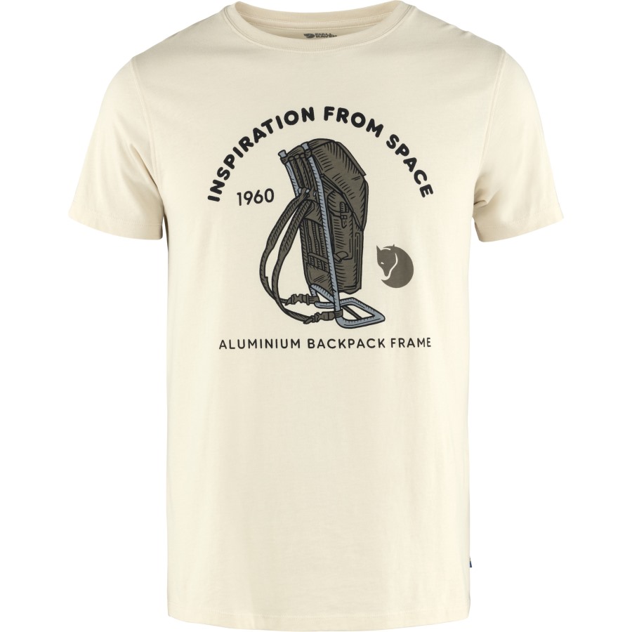 Fjällräven Outlets Chalk White Space T-Shirt Print M