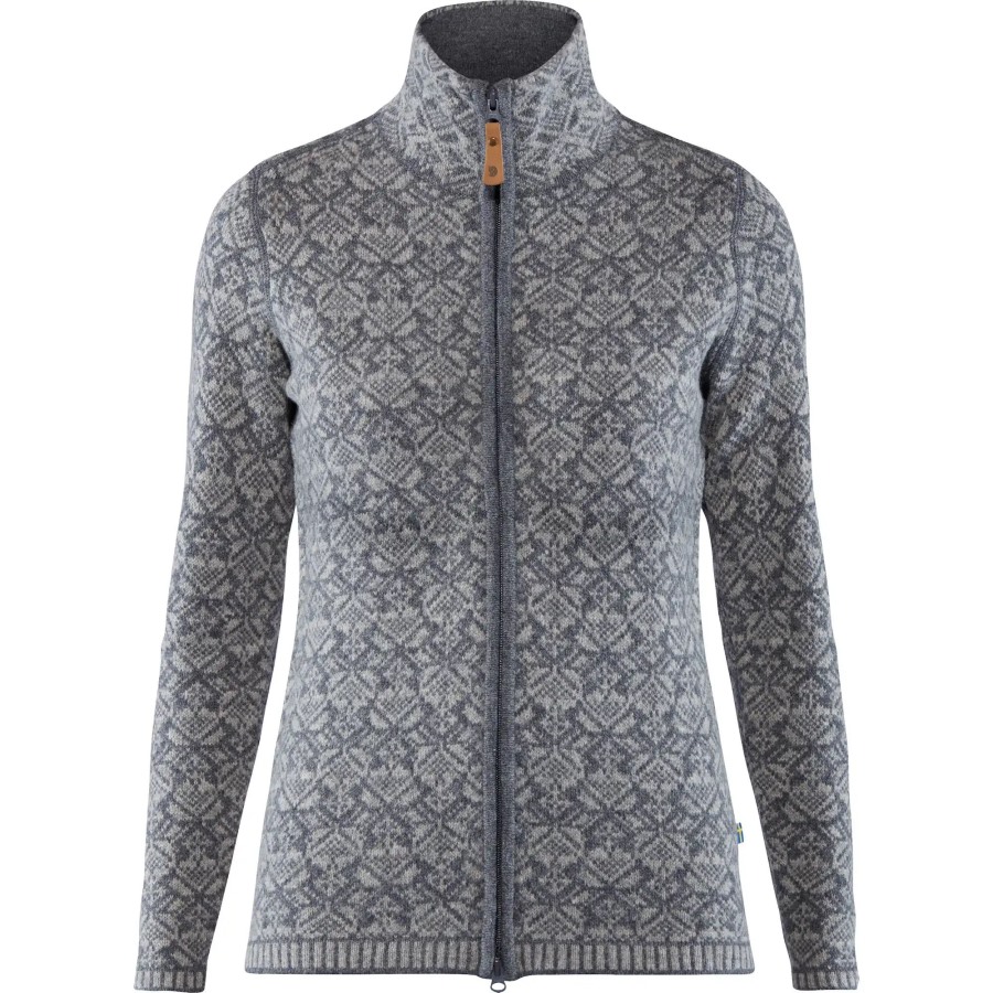 Snow Cardigan W Fjällräven Outlets Grey