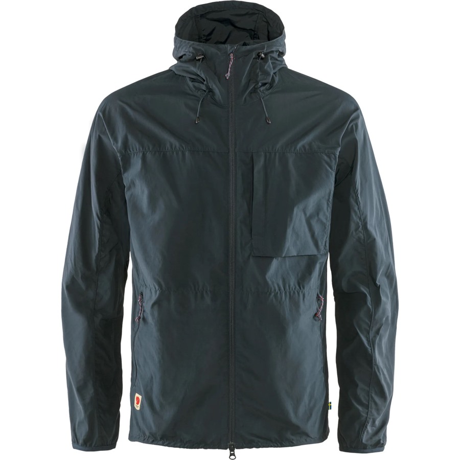 High Coast Wind Jacket M Fjällräven Outlets Navy