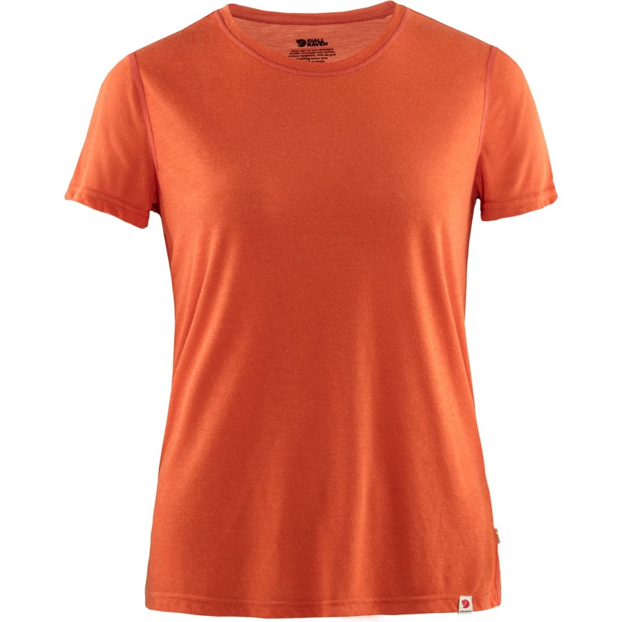 High Coast Lite T-Shirt W Rowan Red Fjällräven Outlets