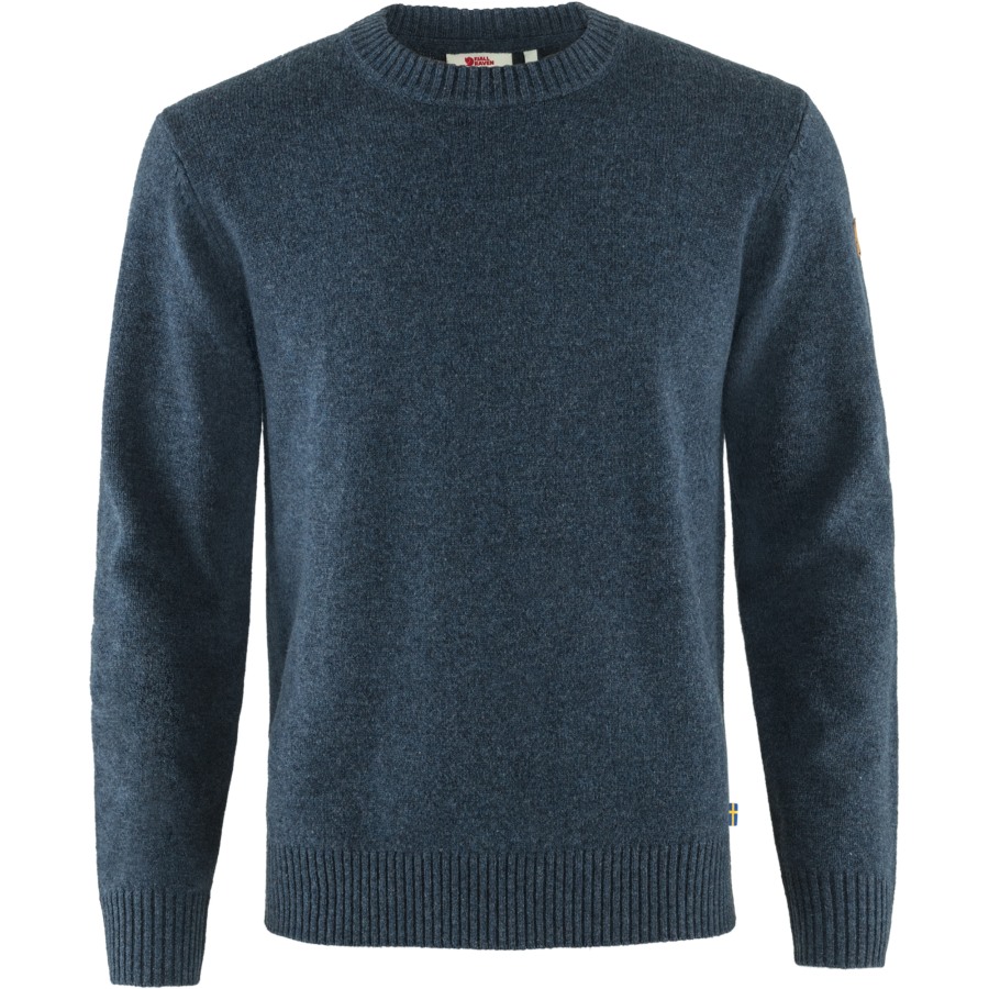 Fjällräven Outlets Övik Round-Neck Sweater M Navy