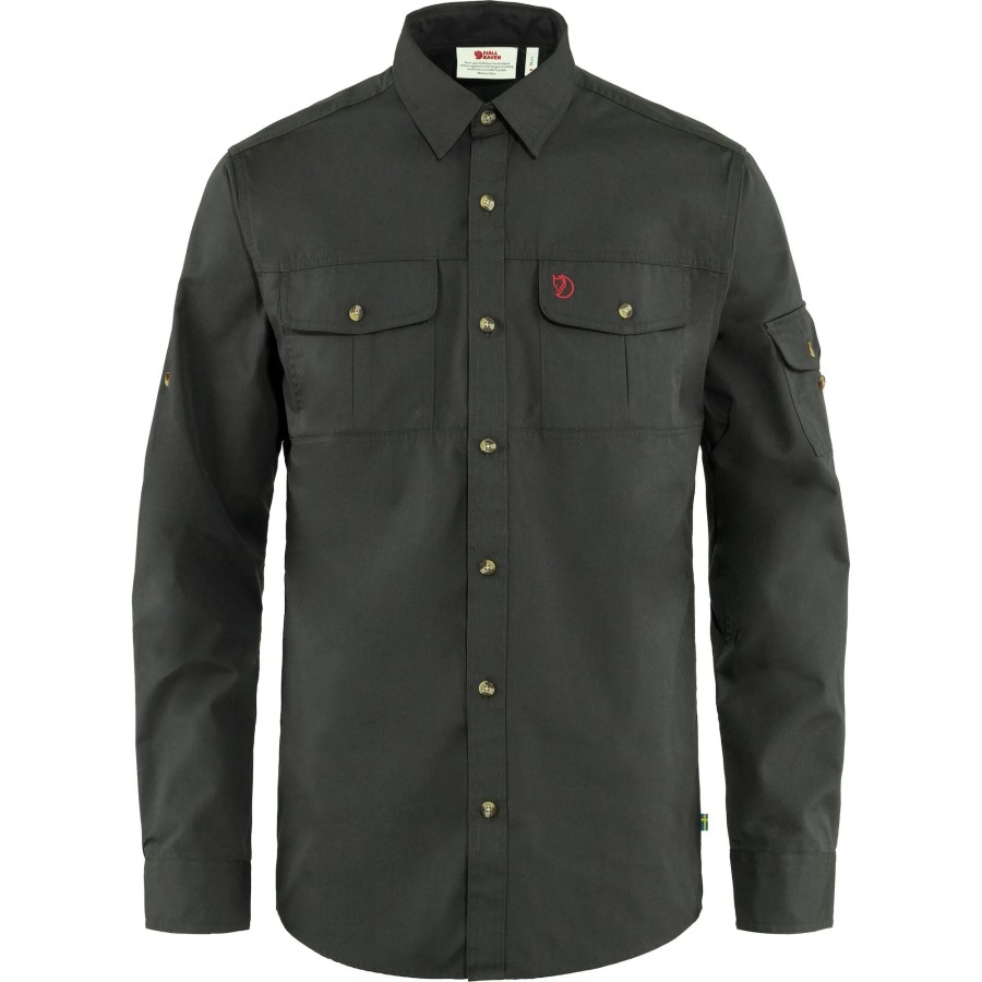 Dark Grey Singi Trekking Shirt Ls M Fjällräven Outlets