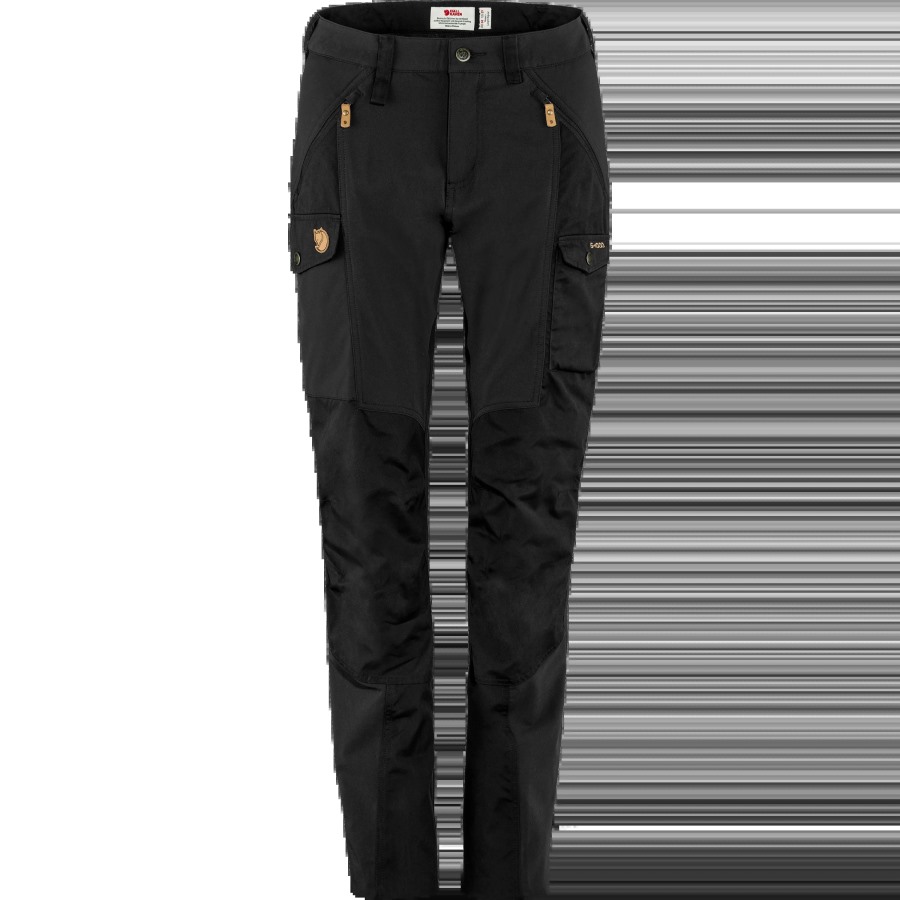 Black Fjällräven Outlets Nikka Trousers W Long