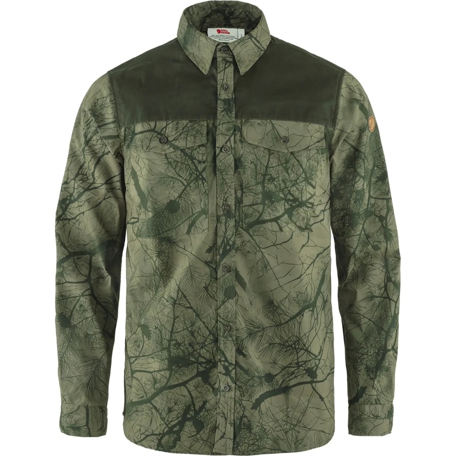 Fjällräven Outlets Green Camo-Deep Forest Värmland G-1000 Shirt M