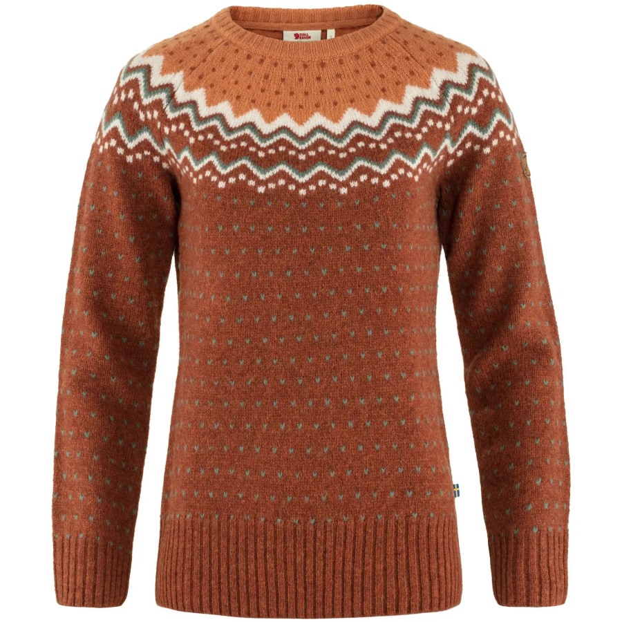 Övik Knit Sweater W Fjällräven Outlets Autumn Leaf-Desert Brown