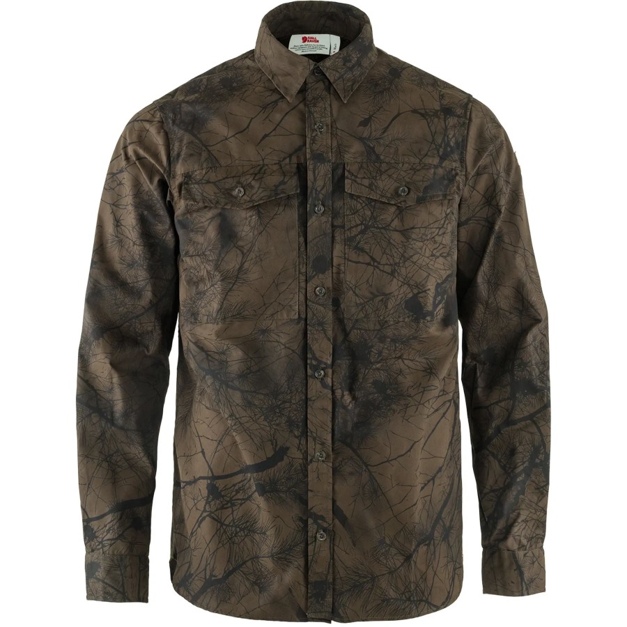 Fjällräven Outlets Värmland G-1000 Shirt M Dark Olive Camo