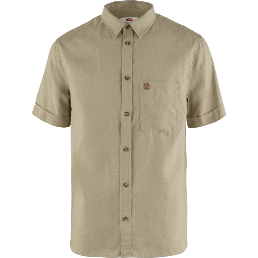 Sand Stone Övik Travel Shirt Ss M Fjällräven Outlets