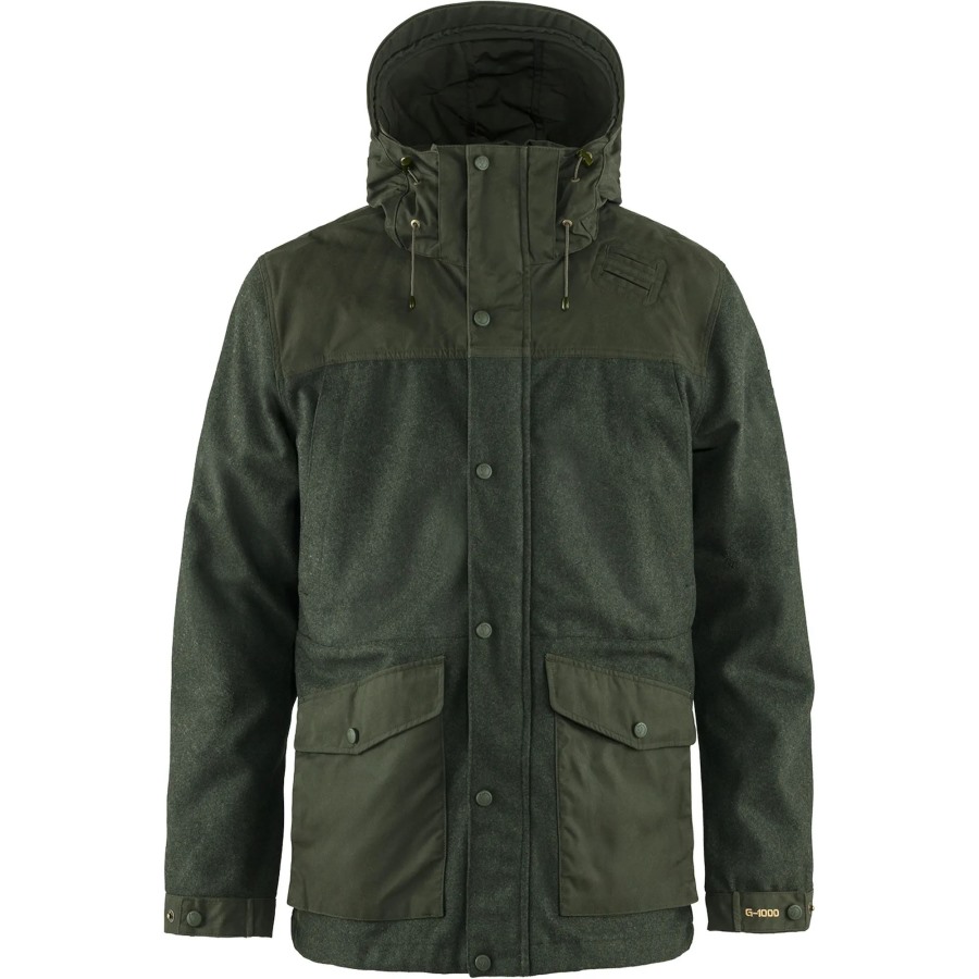 Deep Forest Fjällräven Outlets Värmland Wool Jacket M