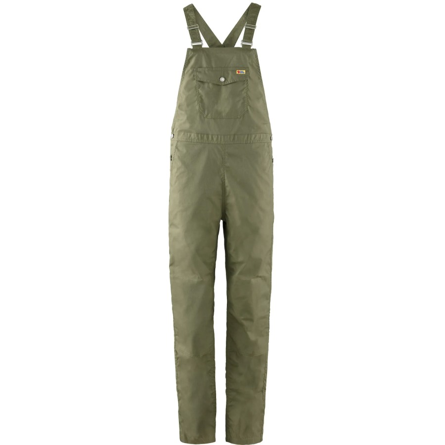 Fjällräven Outlets Green Vardag Dungaree Trousers W