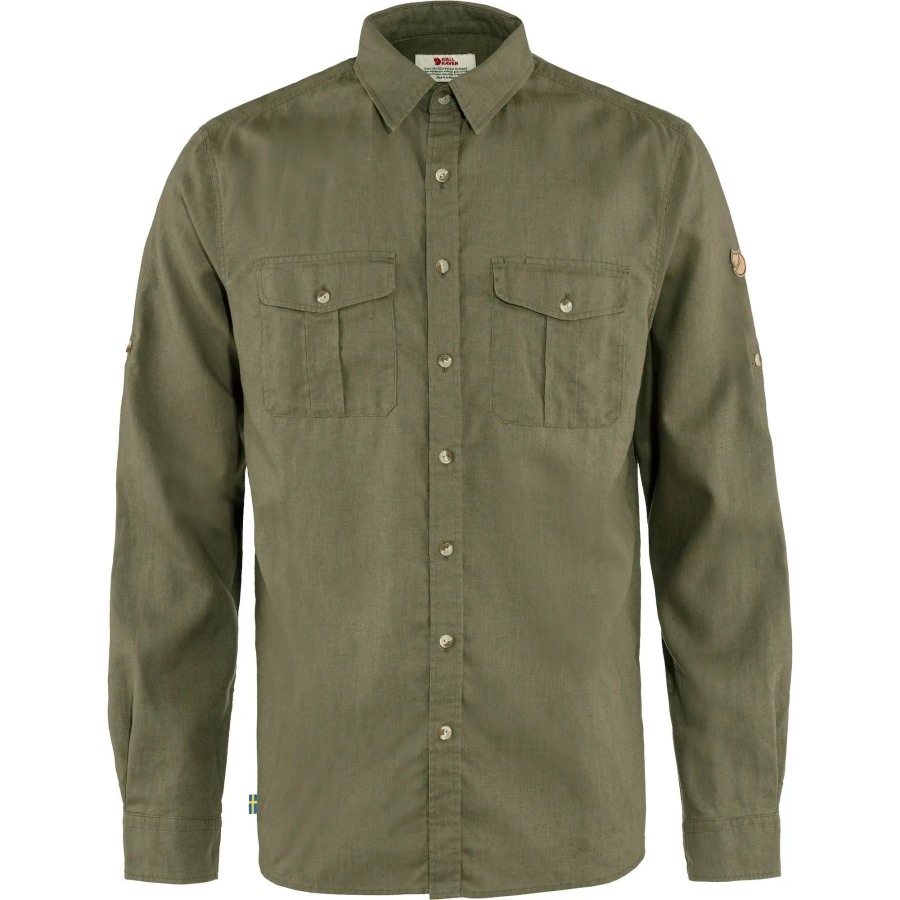 Fjällräven Outlets Övik Travel Shirt Ls M Green