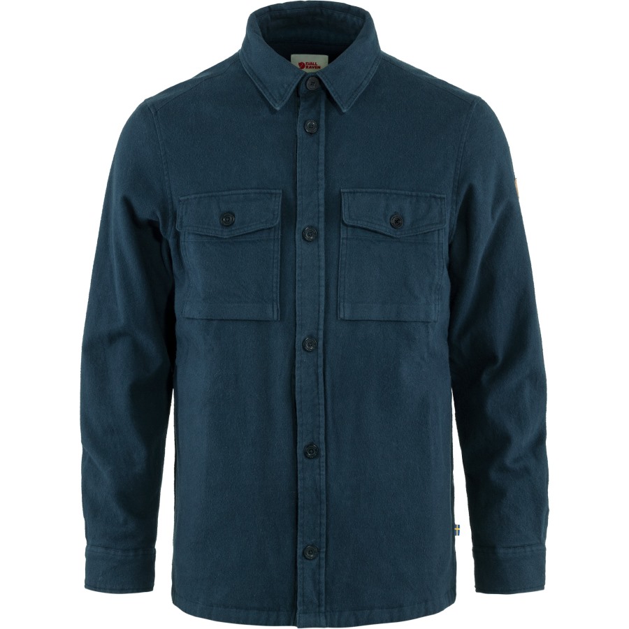 Fjällräven Outlets Dark Navy-Dark Navy Övik Lite Padded Shirt M