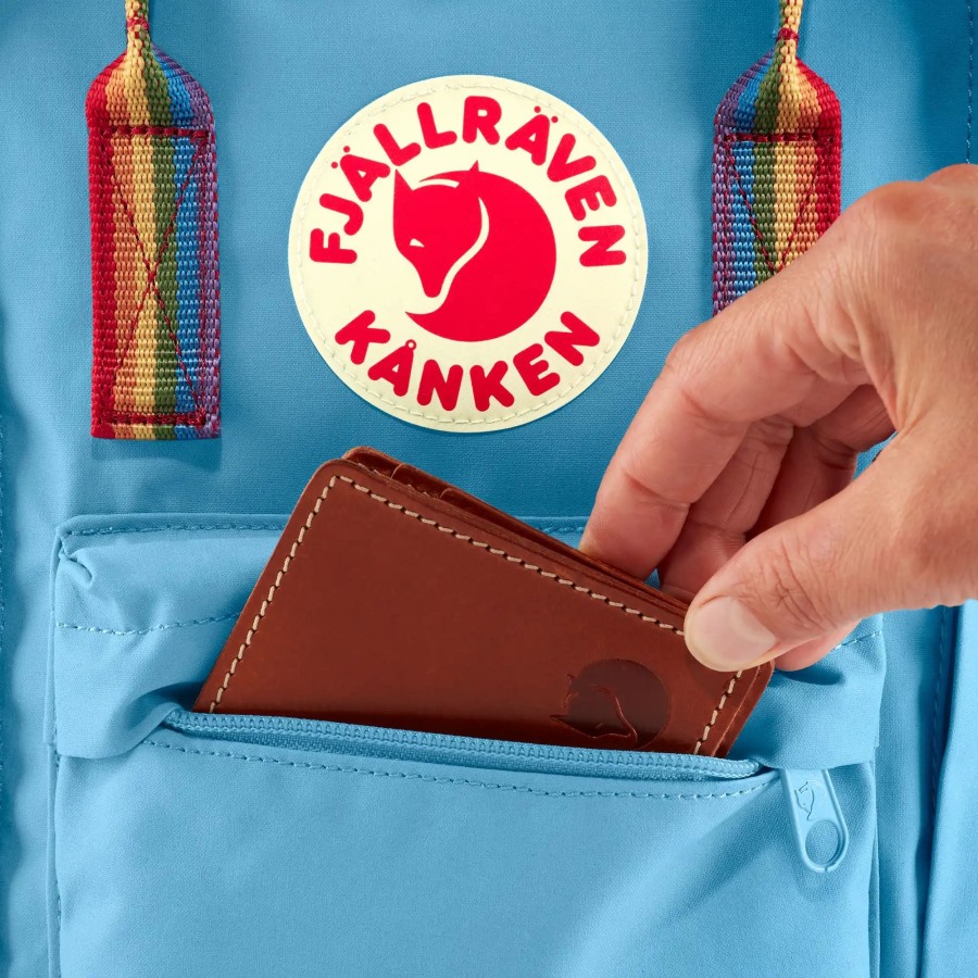 Black-Rainbow Pattern Kånken Rainbow Mini Fjällräven Outlets Brand