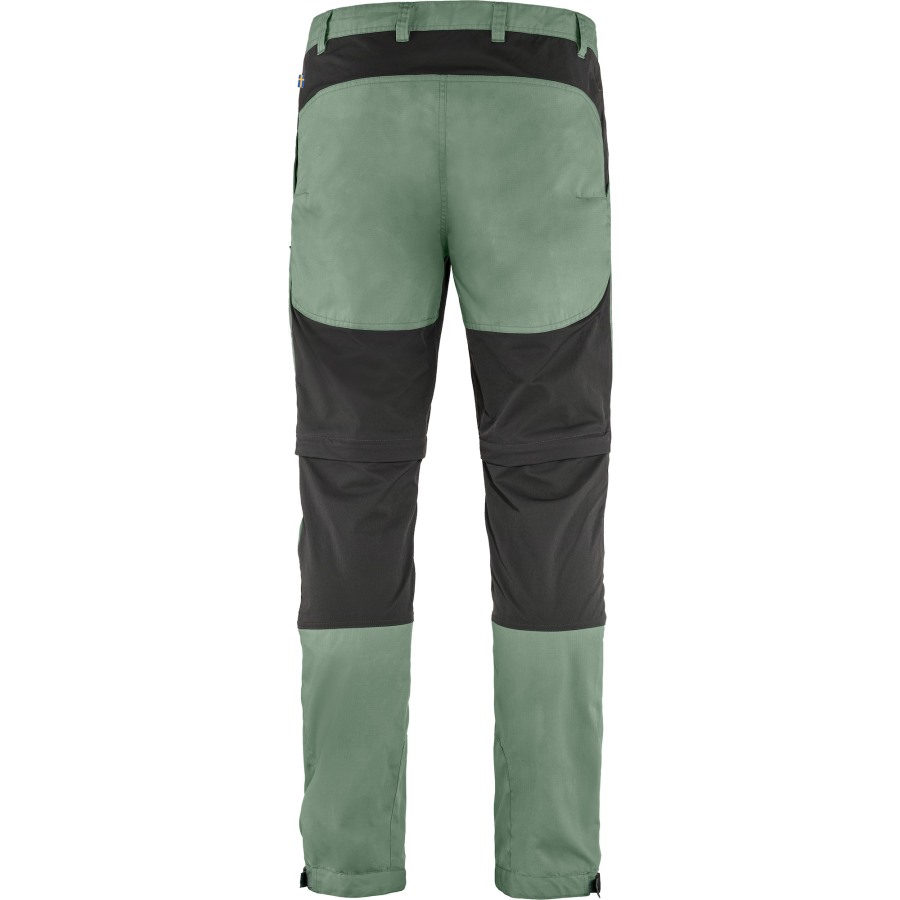 Abisko Lite Trekking Zip-Off M Reg Patina Green-Dark Grey Fjällräven Outlets