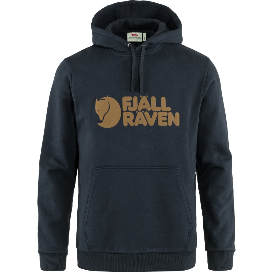 Fjällräven Outlets Logo Hoodie M Dark Navy