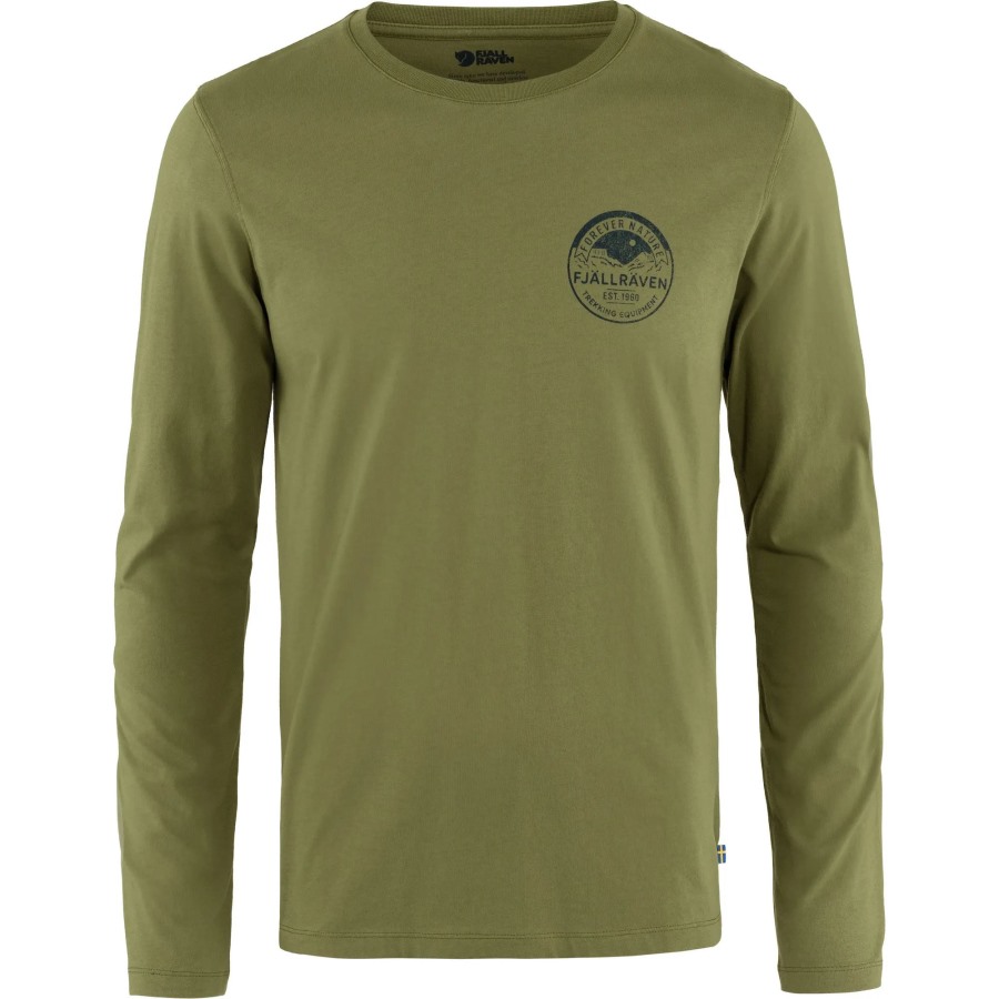 Caper Green Forever Nature Badge Ls M Fjällräven Outlets