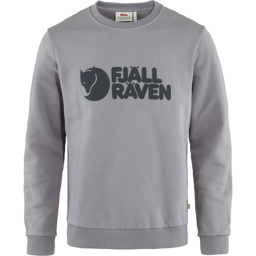 Fjällräven Outlets Logo Sweater M Flint Grey
