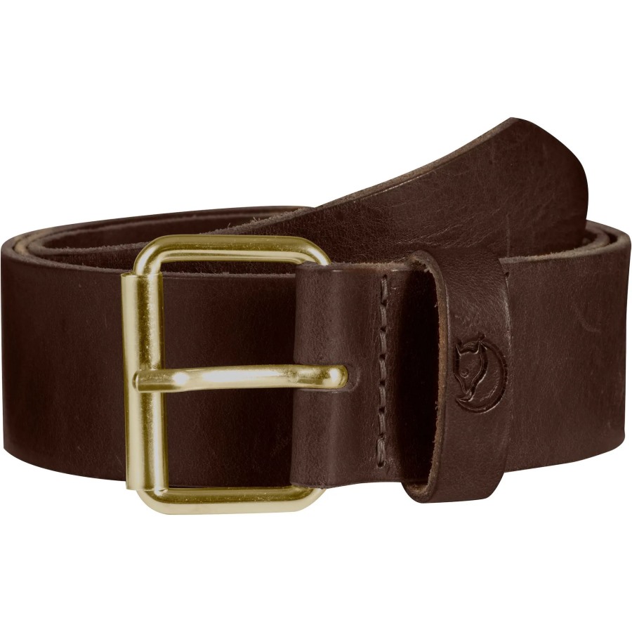 Singi Belt 4 Cm Fjällräven Outlets Leather Brown