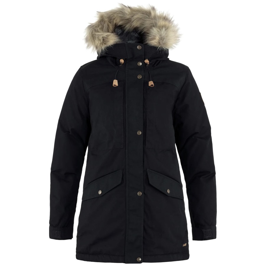 Singi Down Jacket W Black Fjällräven Outlets