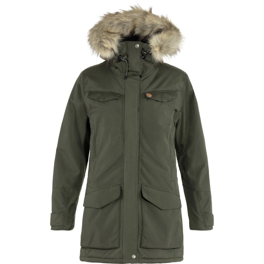Deep Forest Nuuk Parka W Fjällräven Outlets