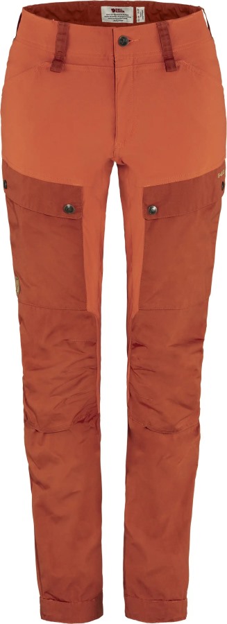 Keb Trousers Curved W Reg Cabin Red-Rowan Red Fjällräven Outlets
