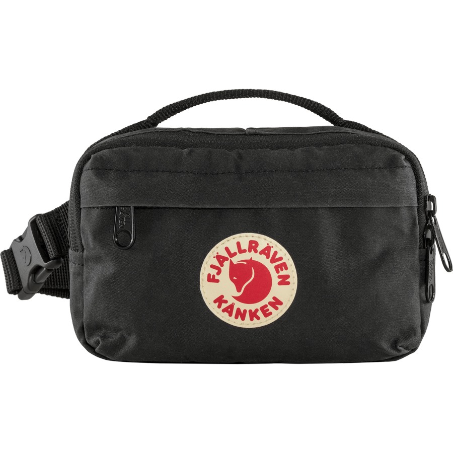 Black Kånken Hip Pack Fjällräven Outlets