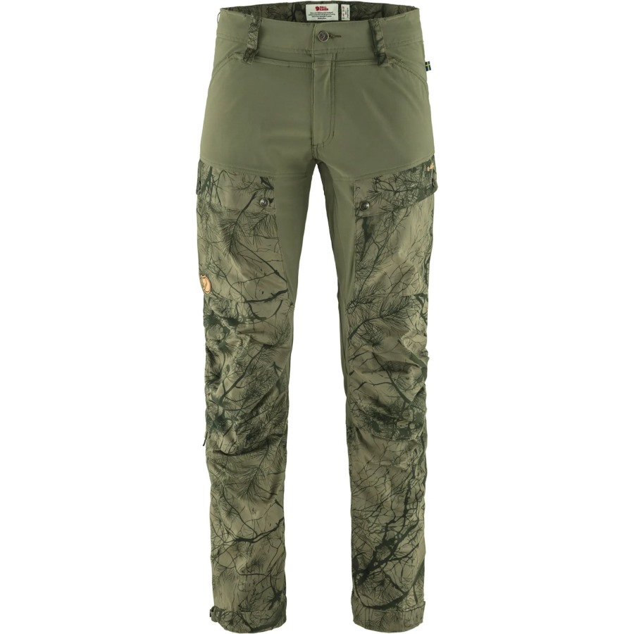 Keb Trousers M Reg Green Camo-Laurel Green Fjällräven Outlets