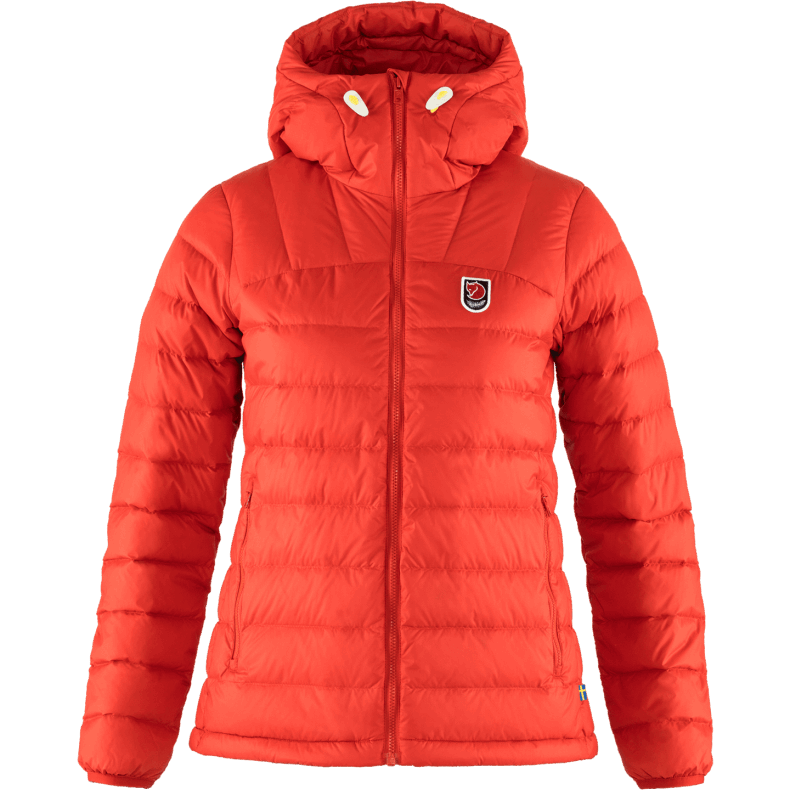 Expedition Pack Down Hoodie W True Red Fjällräven Outlets