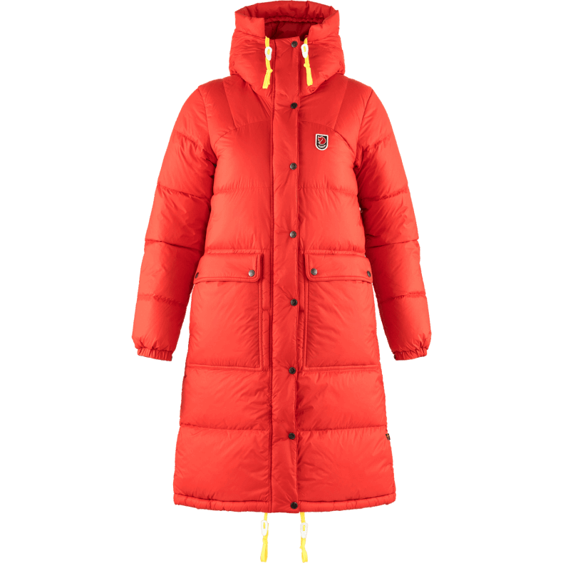 True Red Expedition Long Down Parka W Fjällräven Outlets