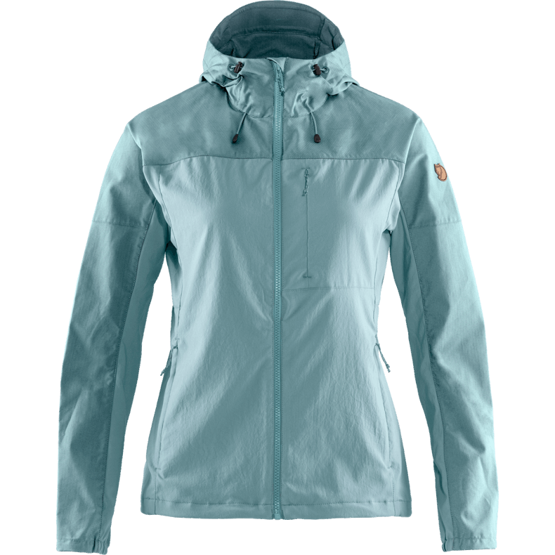 Abisko Midsummer Jacket W Fjällräven Outlets Mineral Blue/Clay Blue
