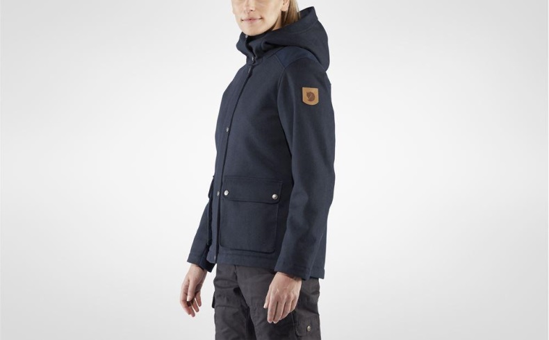 Fashion Grey Fjällräven Outlets Greenland Re-Wool Jacket W