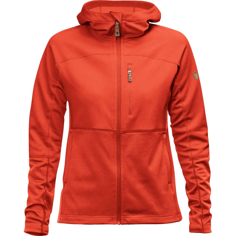 Fjällräven Outlets Flame Orange Abisko Trail Fleece W