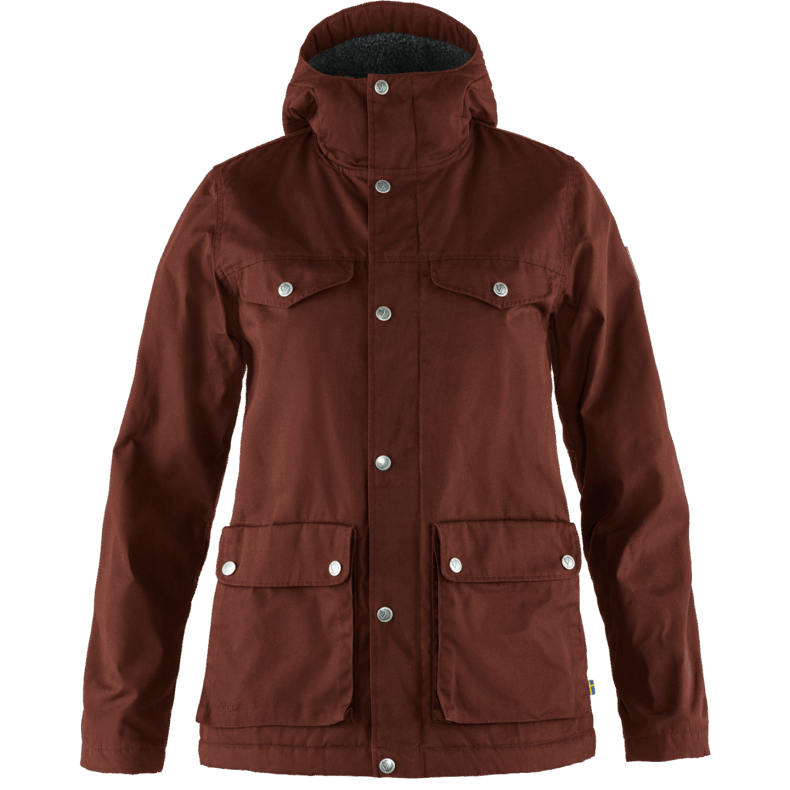 Greenland Winter Jacket W Maroon Fjällräven Outlets