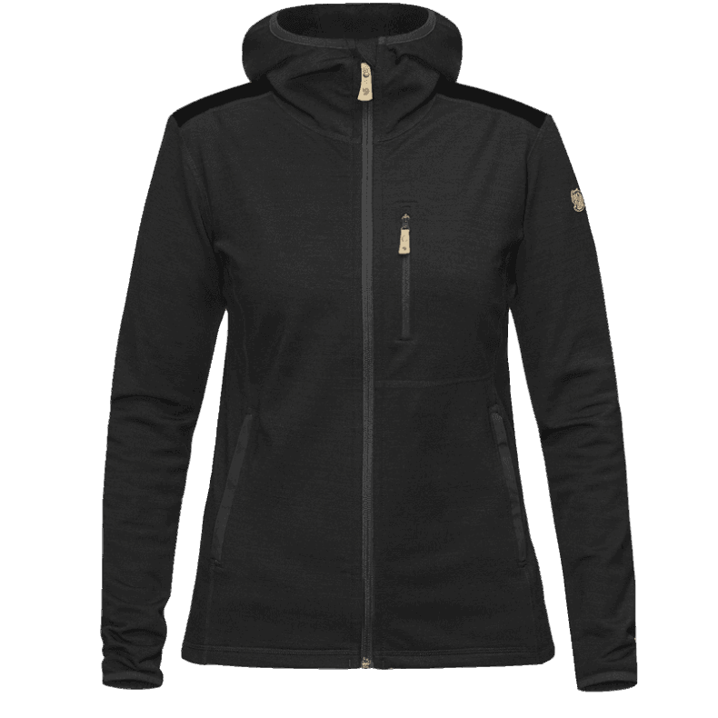 Fjällräven Outlets Dark Grey Keb Fleece Hoodie W