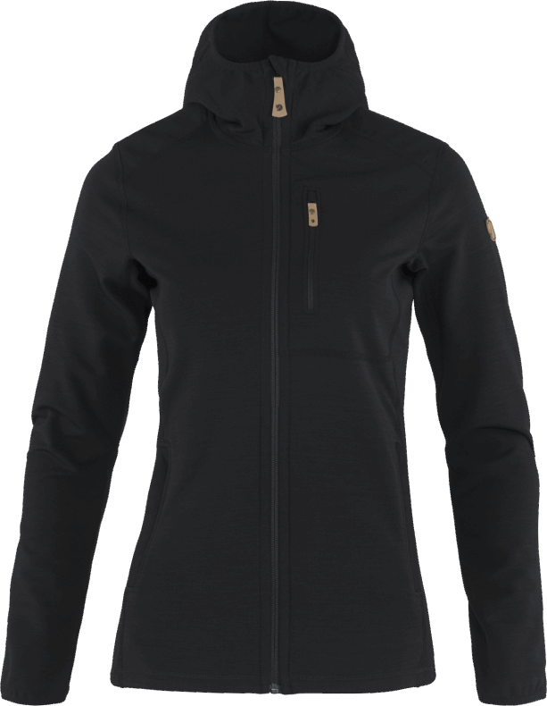 Keb Fleece Hoodie W Black Fjällräven Outlets