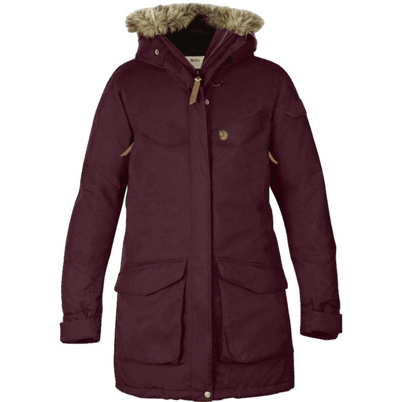 Fjällräven Outlets Dark Garnet Nuuk Parka W - 3 Colours