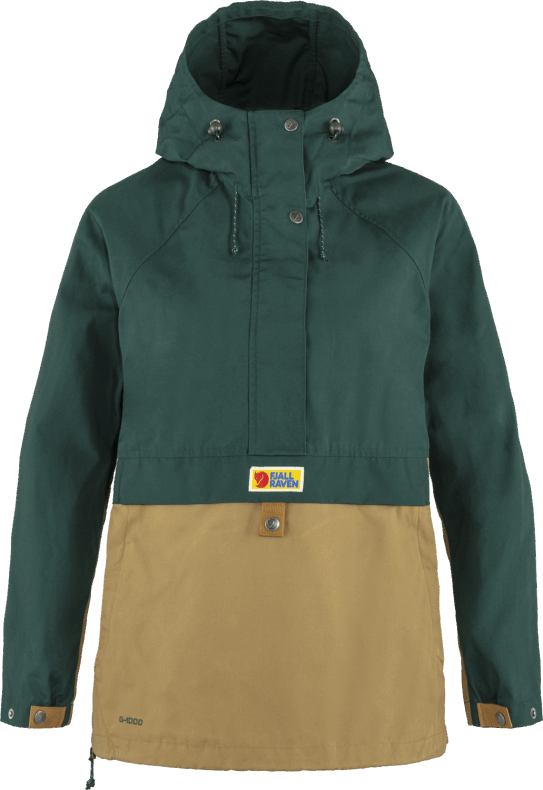 Fjällräven Outlets Green/Buckwheat Brown Vardag Anorak W - Various Colours