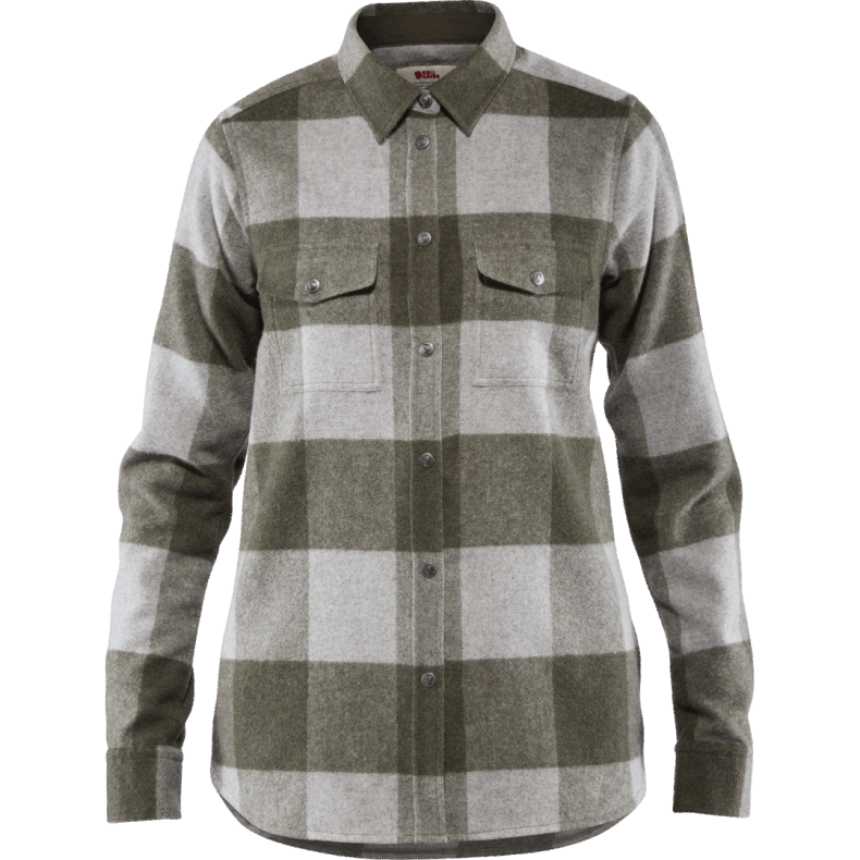 Laurel Green/Fog Canada Shirt Ls W - Laurel Green - Fog Fjällräven Outlets