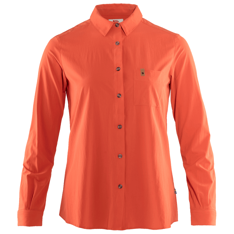 Fjällräven Outlets Rowan Red Övik Lite Shirt Ls W - Rowan Red