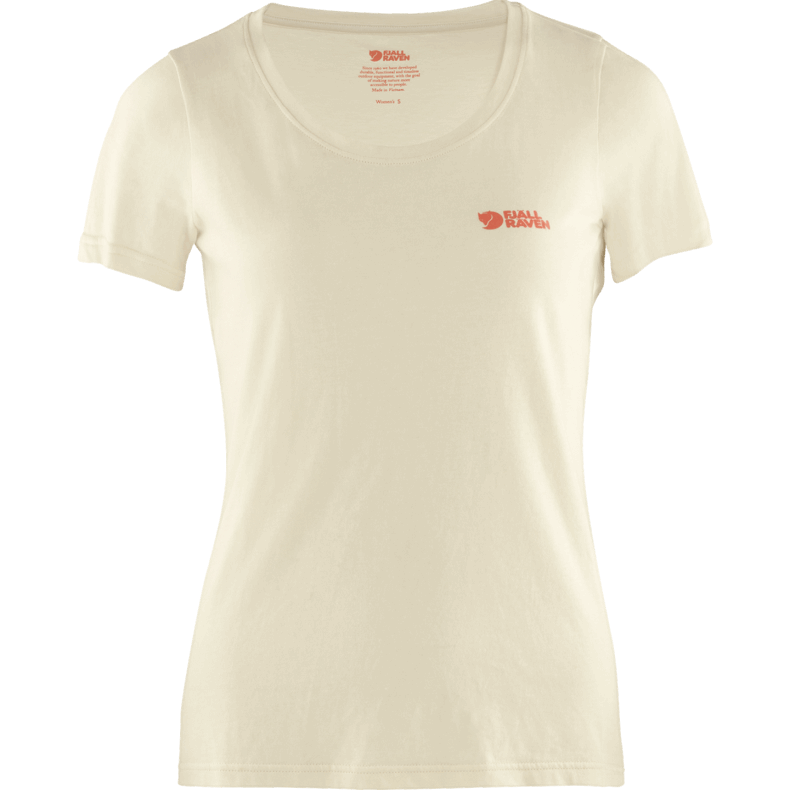 Fjällräven Outlets Logo T-Shirt W - 2 Colours Chalk White