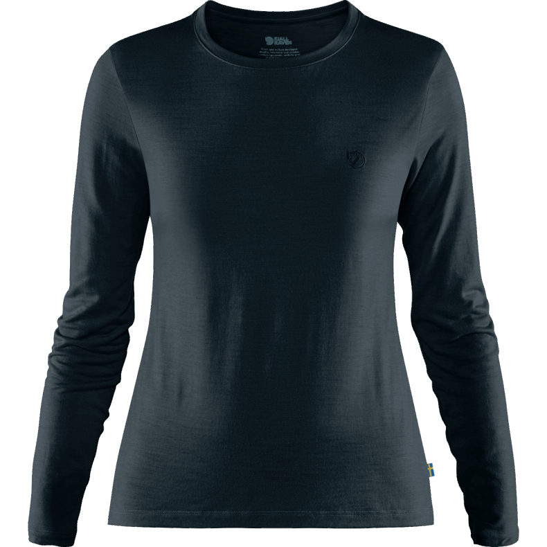 Abisko Wool Ls W Dark Navy Fjällräven Outlets