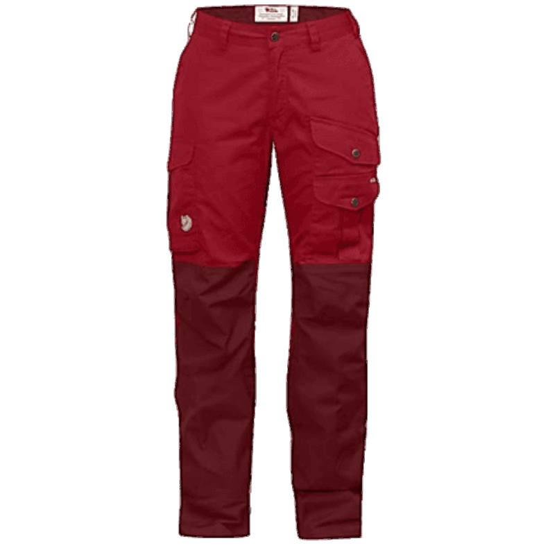 Deep Red Fjällräven Outlets Barents Pro Curved Trousers W - Various Colours
