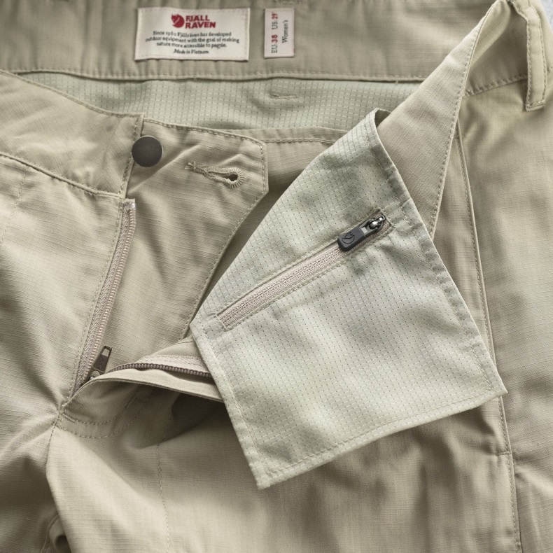 Abisko Shade Trousers W - Limestone Fjällräven Outlets Limestone