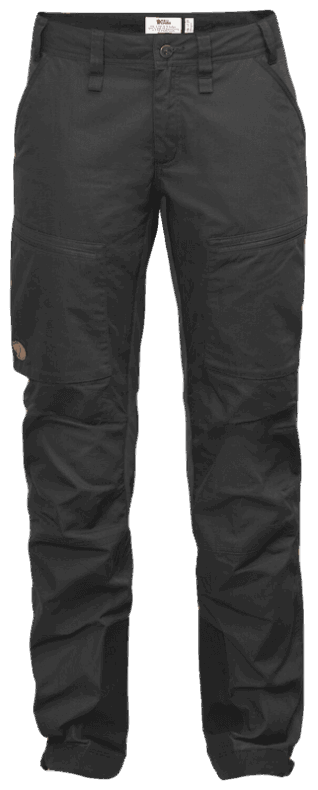 Dark Grey Abisko Lite Trekking Trousers W Short Fjällräven Outlets Brand