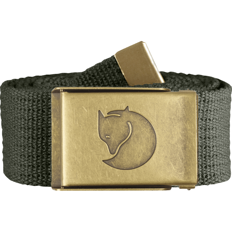 Fjällräven Outlets Canvas Brass Belt 4Cm Mountain Grey