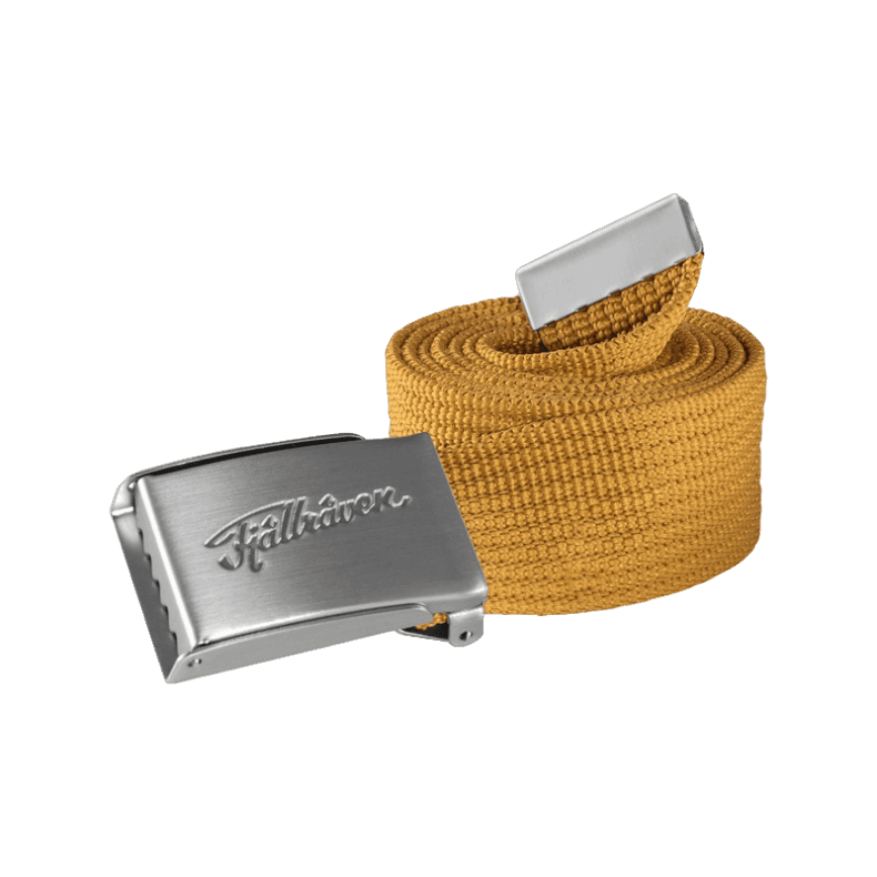 Golden Yellow Fjällräven Outlets Övik Webbing Belt - 3 Colours