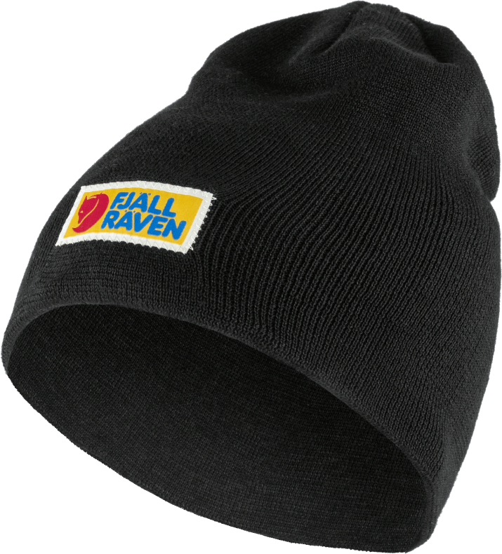 Fjällräven Outlets Black Vardag Beanie