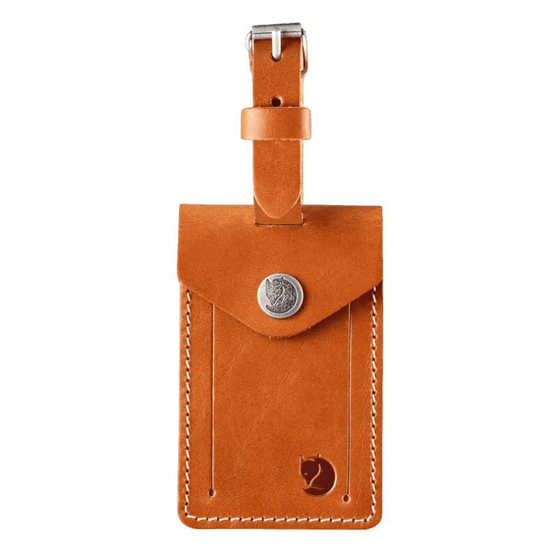 Leather Luggage Tag Fjällräven Outlets Brand Leather Cognac
