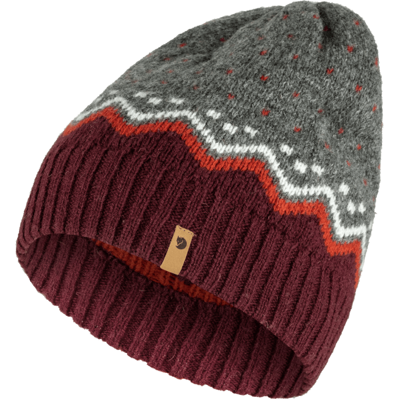 Övik Knit Hat - 3 Colours Fjällräven Outlets Dark Garnet