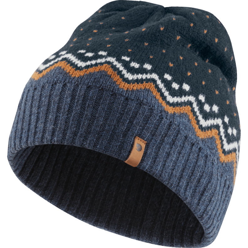 Dark Navy Fjällräven Outlets Övik Knit Hat - 3 Colours
