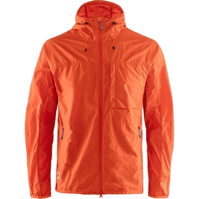 High Coast Wind Jacket M Flame Orange Fjällräven Outlets